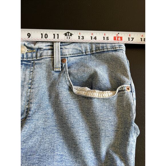 Denizen Levis Jeans Women's 10 Blue Stonewash 90's Loose Straight Stretch Denim - Picture 12 of 14